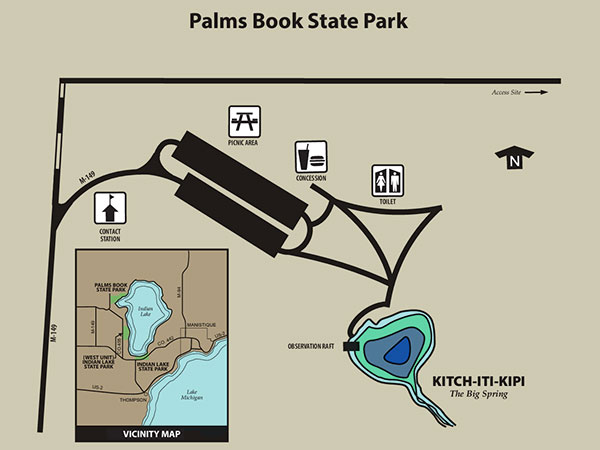 Palms Book Map