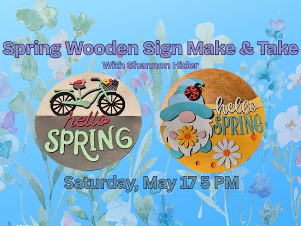 Spring Wooden Signs
