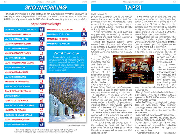 Manistique 2026 Visitors Guide