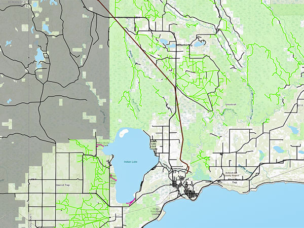 Michigan ORV Map