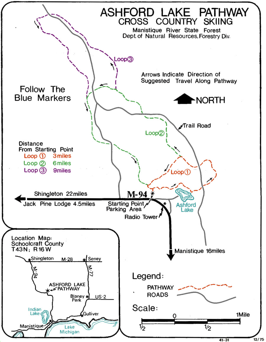 Ashford Lake Map