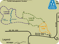 Indian Lake Pathway Map