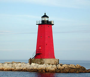 Manistique Breakwater Light