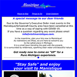 Manistique Newsletter April 2020