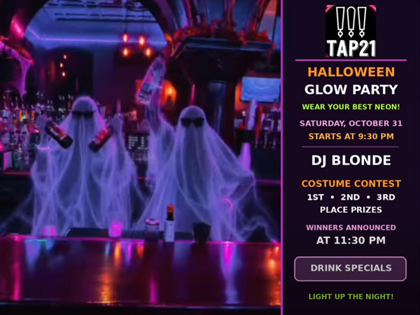 Halloween Glow Party